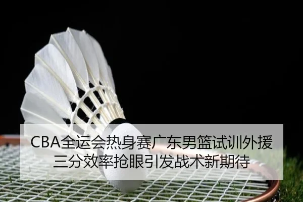 CBA全运会热身赛广东男篮试训外援三分效率抢眼引发战术新期待
